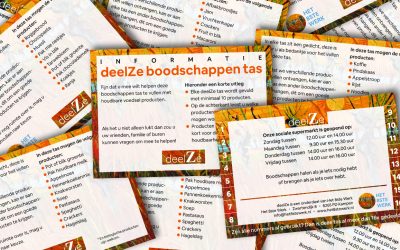 Nieuw initiatief van start: de deelZe boodschappen tas