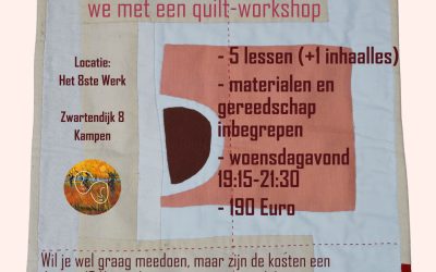Quilt-workshop onder leiding van Gerrie Janssen