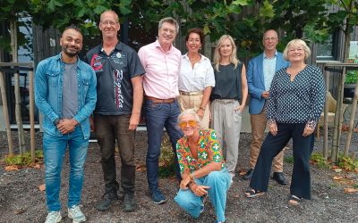 Bezoek van Sarath Hamstra en Erik Dannenberg